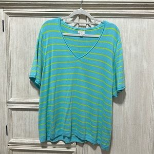 EUC J. Crew Factory Linen Blend Top Size 3X